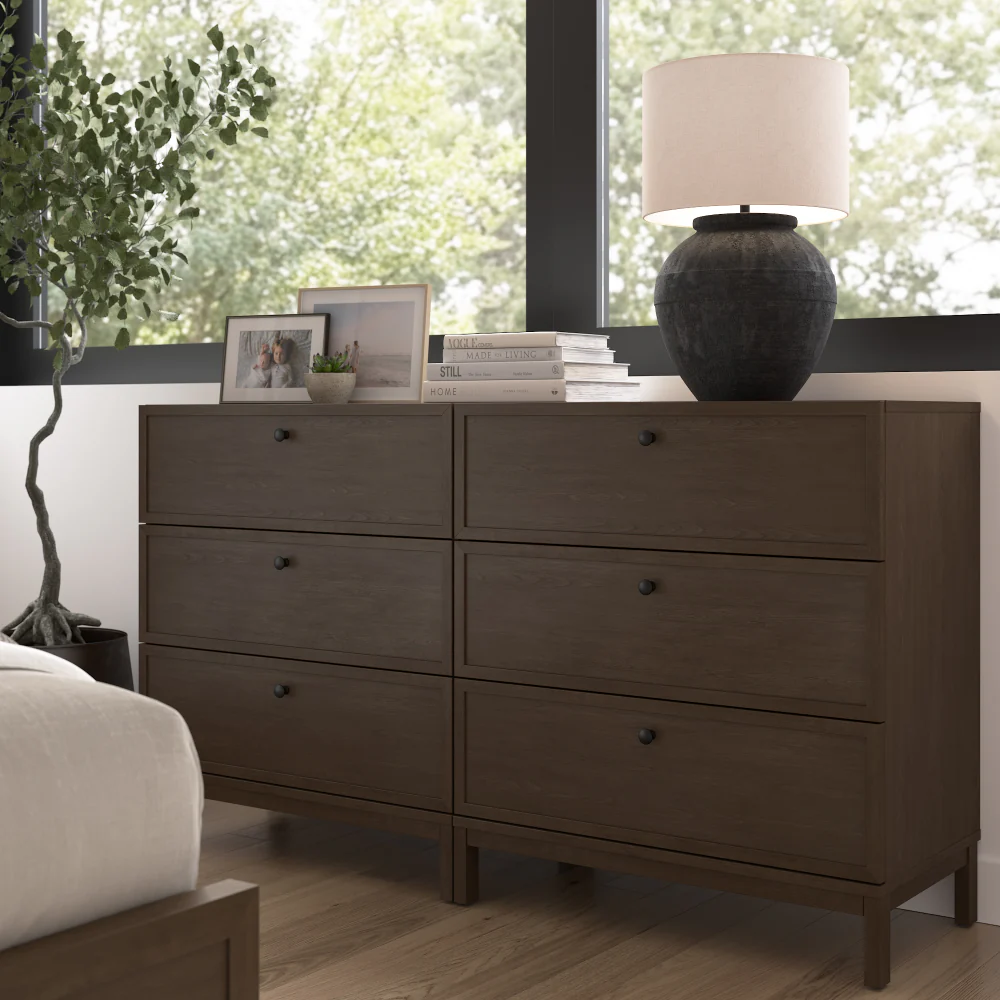 Bush Home Avery 3 Drawer Dressers - Set of 2